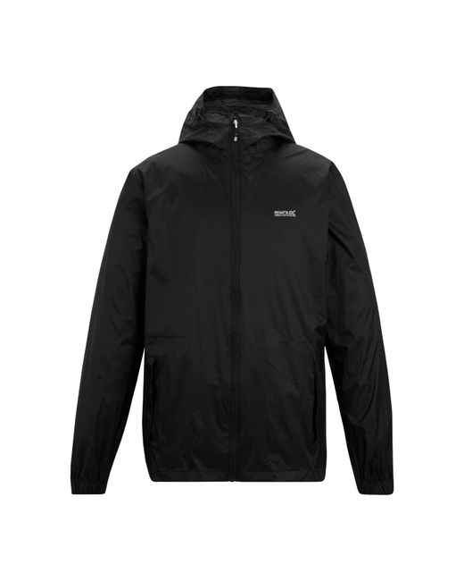 Regatta Black Pack It Waterproof Isotex 5000Mm Waterproof Jacket for men