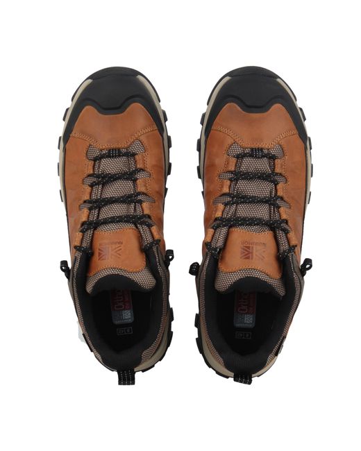 Karrimor Brown Logan Leather Waterproof Walking Shoe for men