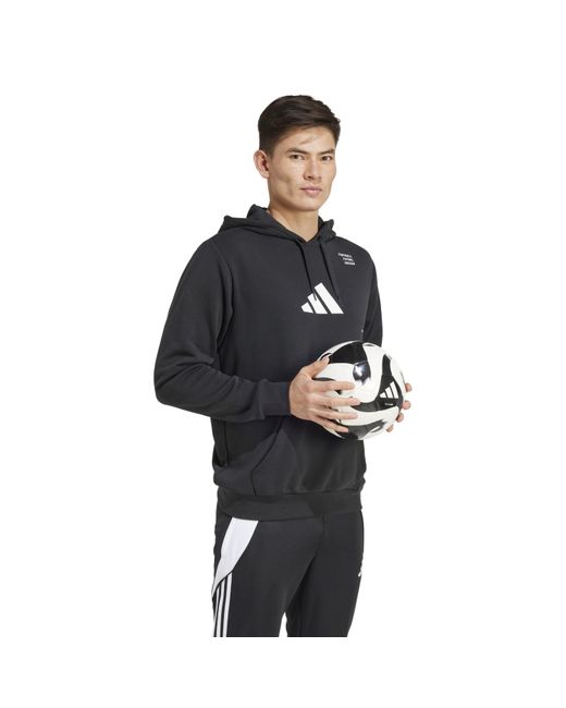 Adidas Blue Performance Hoodie for men