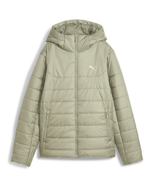PUMA Green Lightweight Padded Puffer Jacket