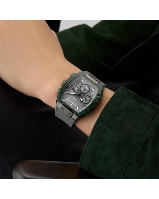 Guess Gray Phoenix Analogue Quartz Watch for men