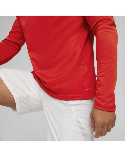 PUMA Red Teamfinal Training 1/4-Zip Fleece for men