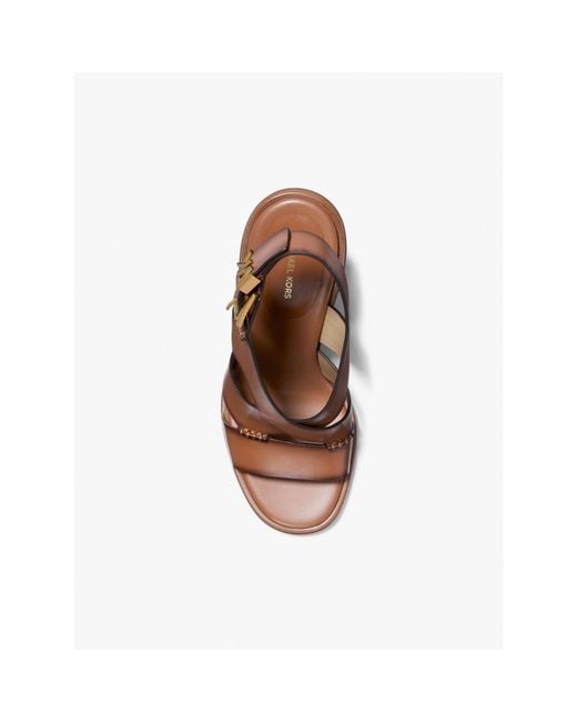 MICHAEL Michael Kors Brown Raven Heeled Sandals