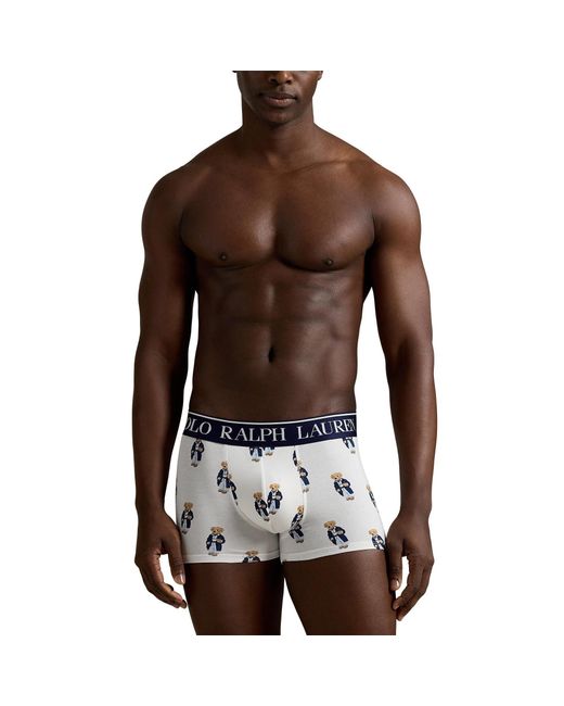 Polo Ralph Lauren Blue 2 Pack Bear Trunks for men