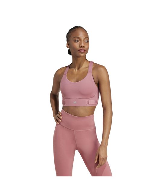 Adidas Purple Non Wired High Impact Sports Bra
