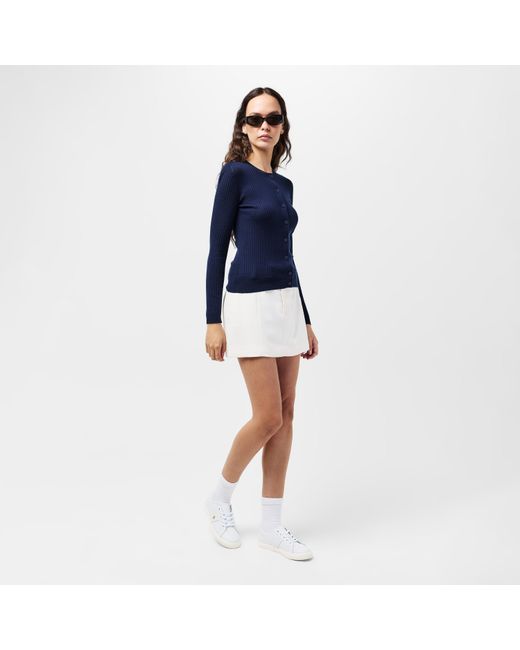 Lacoste Blue Tricot Crew Neck Jumper