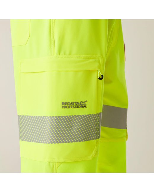 Regatta Yellow Hi-Vis Prolite Stretch Jogger for men