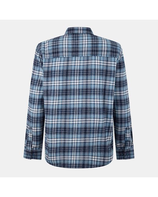 Jack Wills Blue Long-Sleeve Patterned Shirt for men