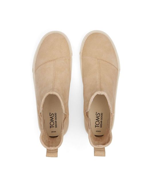 TOMS Natural Fenix Platform Chelsea Boots