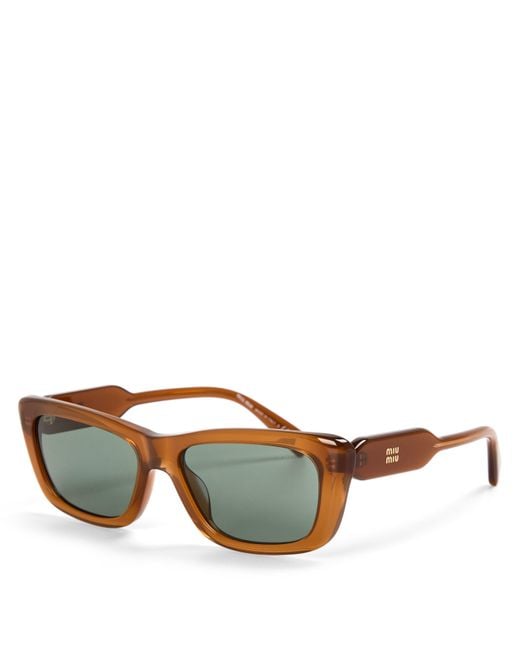Miu Miu Multicolor 0Mu B12S Wayfarer Sunglasses