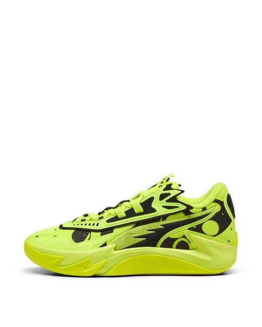 PUMA Yellow Scoot Zeros Ii Basketball Trainers for men
