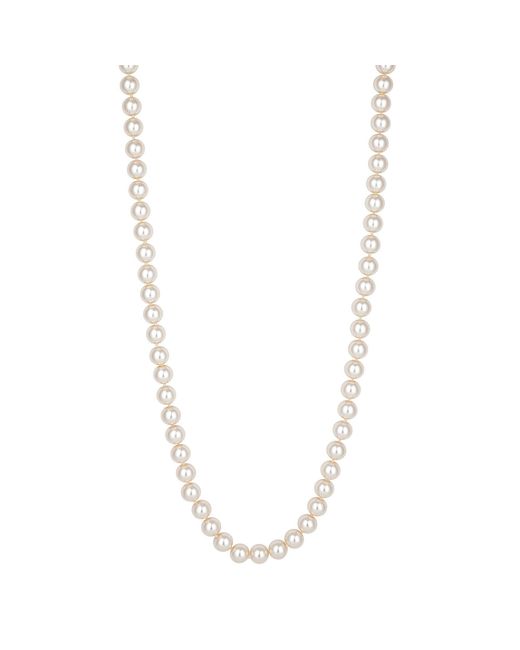 Jon Richard Metallic Knotted Pearl Necklace