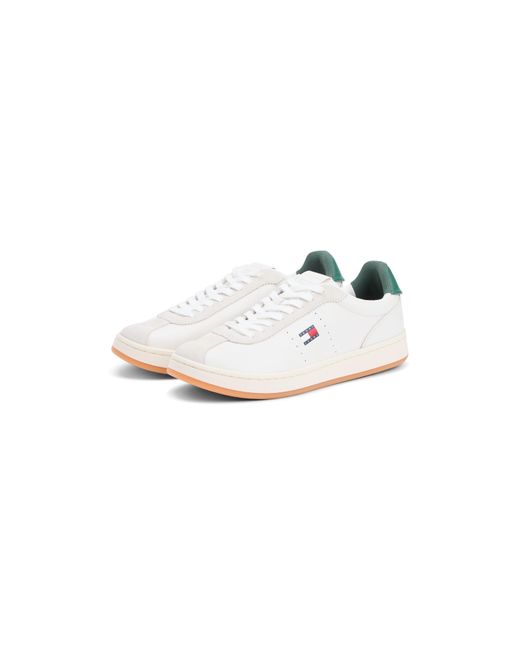 Tommy Hilfiger White Court Trainers for men