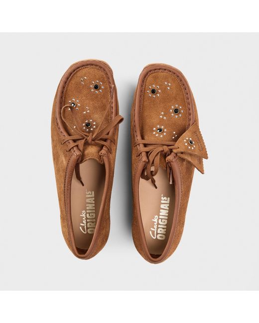 Clarks Brown Wallacrft Bee Moc Toe Formal Shoes