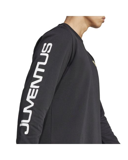 Adidas Black Juventus Graphic T-Shirt Adults for men