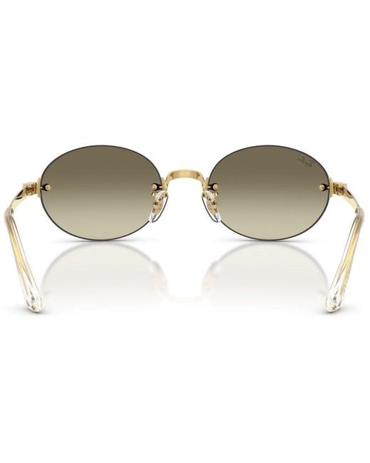 Ray-Ban Metallic 0Rb3929 Round Sunglasses