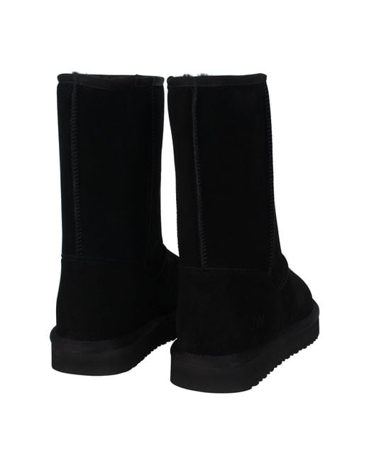Jack Wills Black High Snug Boots