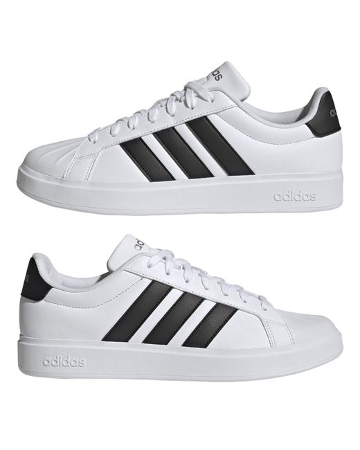 Adidas Gray Street Talk Low-Top Trainers for men