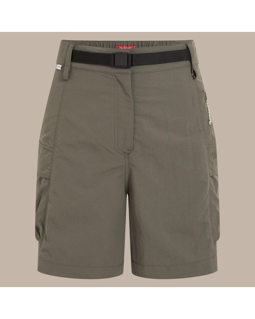 Craghoppers Gray Nosilife Medina Quick-Drying Cargo Travel Shorts
