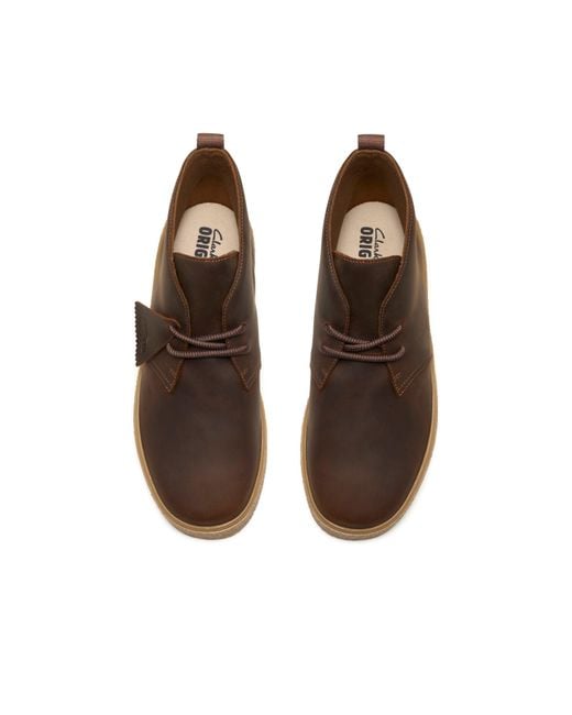 Clarks Brown Clarks Boxbee Des Bt Sn64 for men