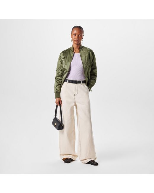 AMI Green De Coeur Bomber Jacket