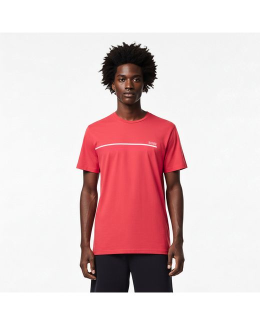 Boss Pink Bodywear Short Sleeve Soft T-Shirt (Stormfish) for men