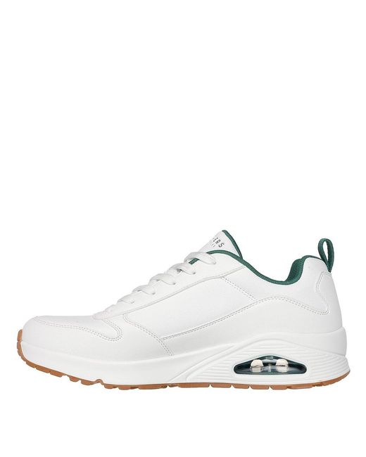 Skechers White Uno Stand On Air Trainers for men