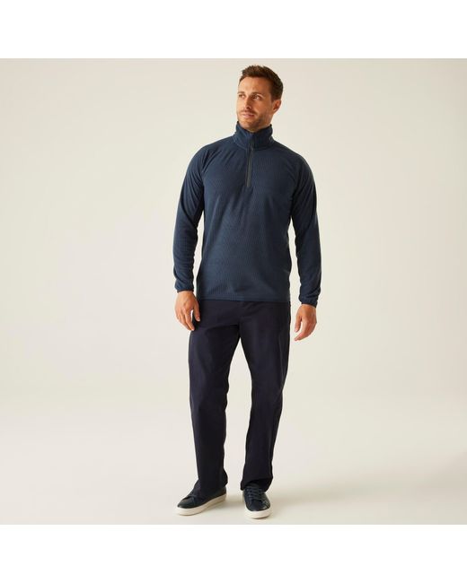 Regatta Blue Navigate Half-Zip Fleece for men