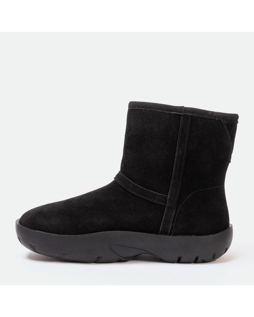 Golddigga Black Snug Classic Slip On Ankle Boots