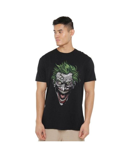 The Batman Black Joker Cotton T-Shirt for men