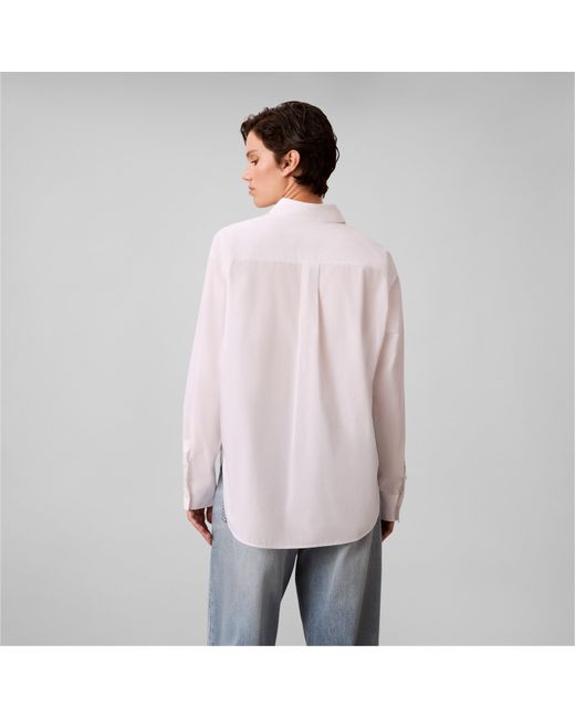 Calvin Klein White Long Sleeve Shirt