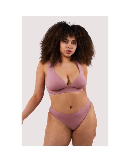 Playful Promises Pink Second Skin Rose Recycled Triangle Bra