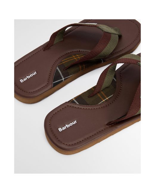Barbour Brown Harker Sandals for men