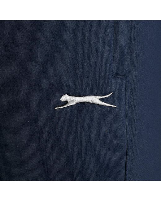 Slazenger 1881 Blue Cuffed Fleece Jogging Bottoms for men