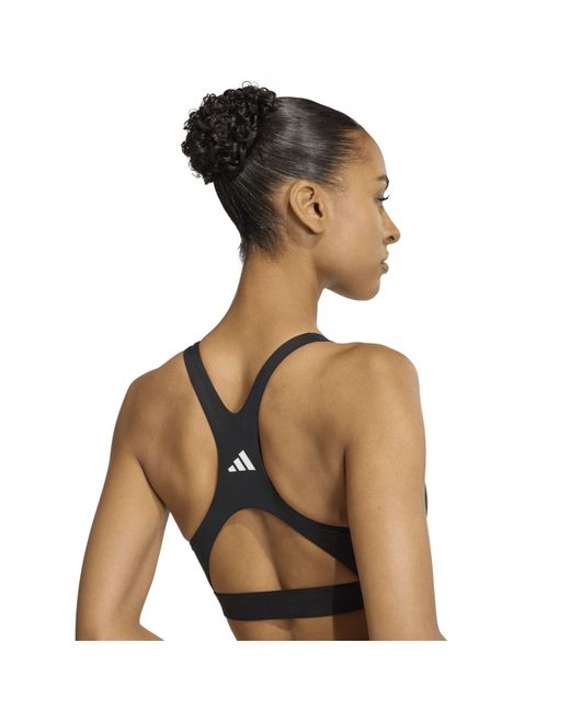 Adidas Black Tlrdreact Training High-Support Bra