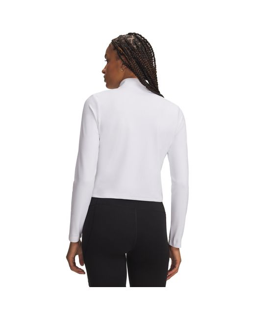 Under Armour White Motion 1/2 Zip Performance Tracksuit Top