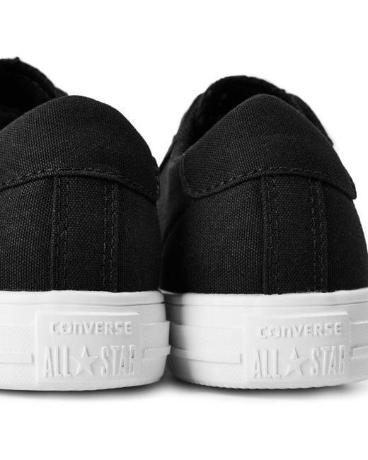 Converse Black Canvas Trainers