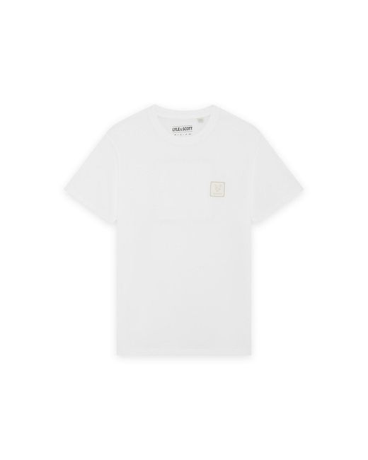 Lyle & Scott White Lyle & Scott Back Graphic T-Shirt for men
