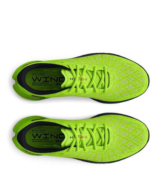 Under Armour Green Flow Velociti Wind 2 Low Top Sneakers for men