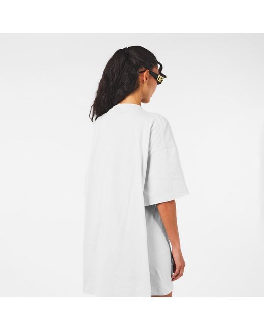Balenciaga White Fitted Mini Dress