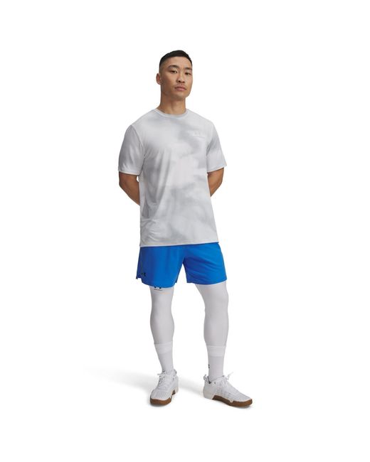 Under Armour Blue Ua Vanish Woven 6In Shorts for men