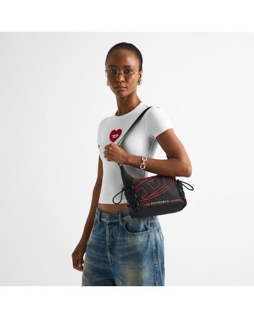 DIESEL Brown Tech-D Crossbody Bag
