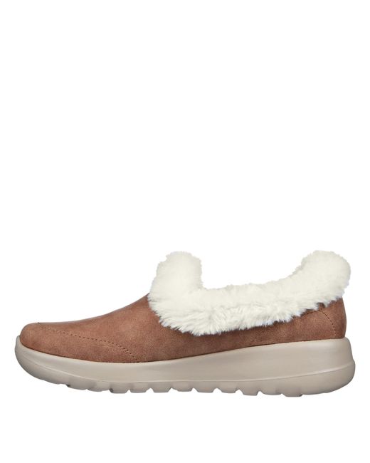 Skechers Brown Slip On Trainers