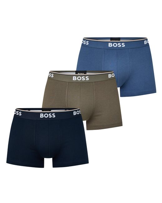 Boss Blue 3 Pack Power Boxer Shorts for men