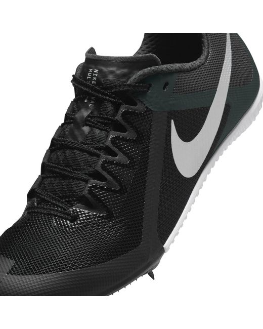 Nike Black Zoom Rival Multi Trainer Track Running Spikes for men