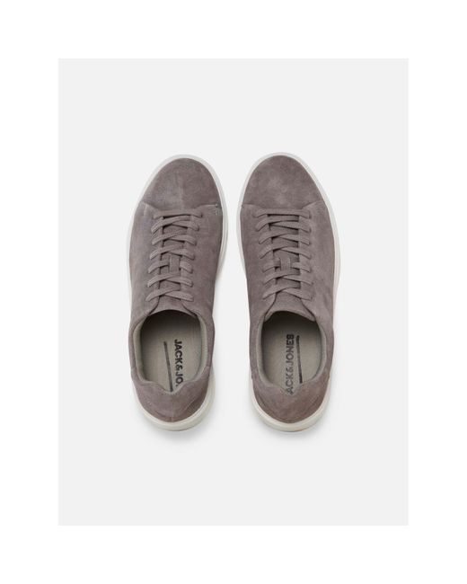 Jack & Jones White Stockholm Leather Sneaker for men