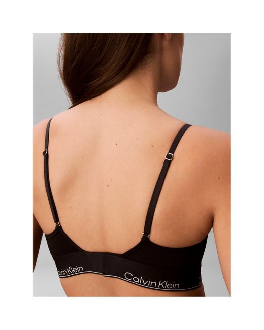 Calvin Klein Black Balcony Bra