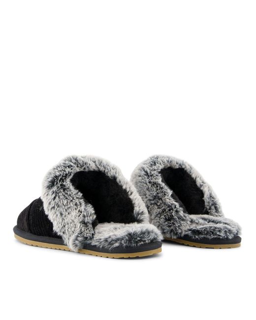 TOMS Black Valerie Slippers