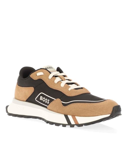 Boss Brown Jonah Runn Sdtx 10252308 01 Low-Top Trainers for men