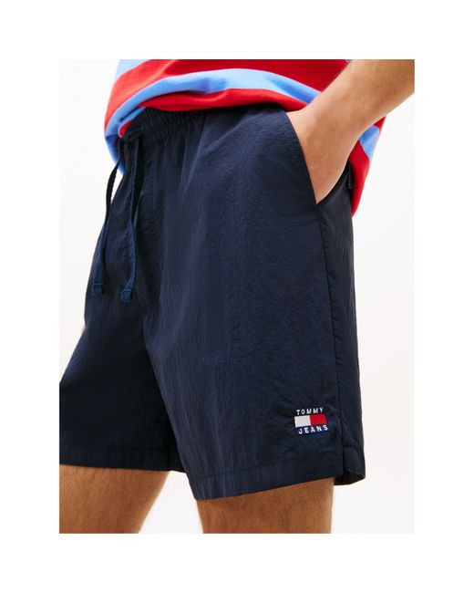Tommy Hilfiger Blue Woven Tracksuit Shorts for men